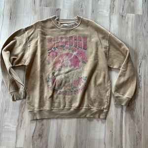 Billabong Ride In Oversized Crewneck Sweatshirt